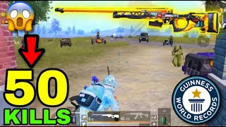 NEW WORLD RECORD PUBG MOBILE | 50 KILLS MUST WATCH VIDEOS | GAMEPLAY