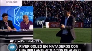 Debate: River goleó en Mataderos con una brillante actuación de Alario  - 06-09-15