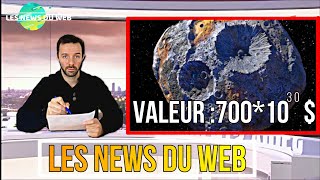 DÉCOUVERTE D'UN ASTÉROÏDE D'OR ET DE PIERRES PRÉCIEUSES : LES NEWS DU WEB