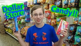 DOLLAR STORE CANDY SHOPPING HAUL TASTE TEST REVIEW | COLLINTV