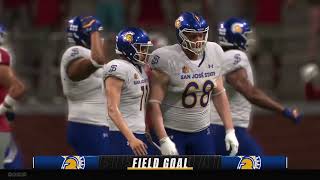 CFB25 Dynasty rebuild with San Jose State S1W4 vs Washington ST! We trash!