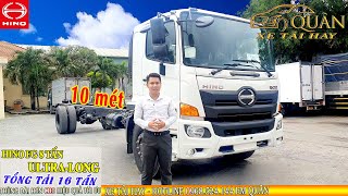 Đánh Giá Chassi Xe Tải Hino FG Ultra-Long 8 Tấn Thùng 10 mét với nhiều Nâng Cấp đáng chú ý | FG8JT7A