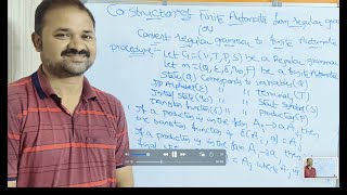 Converting  Regular Grammar to Finite Automata || Procedure || 2 Examples || Construction || TOC