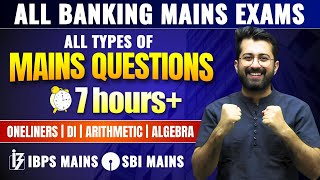 Complete Mains Quant Marathon 🔥🔥 | All Question Types ✅ | RRB PO / IBPS Clerk Mains by Aashish Arora