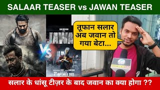 Salaar Teaser vs Jawan Teaser Reaction, Salaar Teaser Review, Prabhas vs SRK, Jawan Teaser Reaction