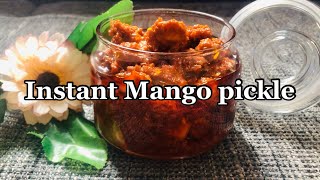 Instant Mango pickle receipe 🥭 Aam ka achaar kaise banaye 🥭 आम का अचार रेसिपी   | feremina