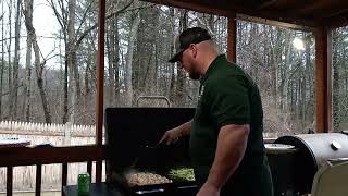 Bumpy's Chicken Quesadillas on the Blackstone (full cook)