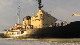 Icebreaker Sampo in Kemi, Finland