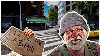 I became a BUM and started begging for money | BUM Simulator