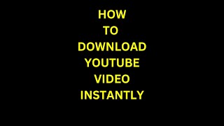 #shorts How to download a Youtube Video instantly?🤔 | तुरंत यूट्यूब वीडियो कैसे डाउनलोड करें?