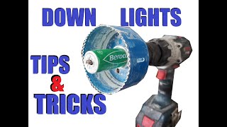 Trick to installing down lights in home renovations