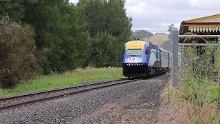 The Elvis Express (WT47) XPT Passing Through Molong NSW. 5 January 2023