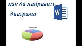 Как се прави 3D диаграма тип пай с word / Безплатен курс по Word