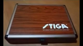 Stiga Aluminum Table Tennis Racket or Bat Case Home Edition - Unboxing