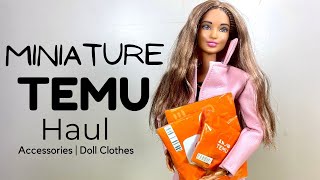 Miniature Temu Haul 6 | Miniature Accessories and Clothes