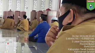 Maulid Nabi Muhammad SAW 1442 H di mesjid Agung Nurussalam Tanah Bumbu