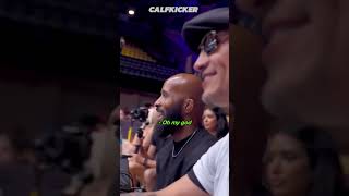 Tony Ferguson tells Mighty Mouse the "two muffins" joke