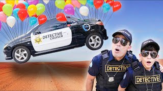 Petualangan Detektif Terbang! Jason dan Alex dalam Mobil Ajaib 🚔