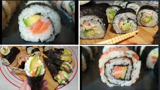 🍣Sushi MAKI, CALIFORNIA (inversate) si CONICE/Reteta pas cu pas