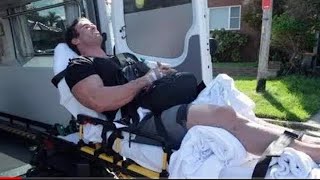 Calum Von Moger Jumps Out of 2nd Story Window, in ICU