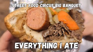 GRAVY DUNKED SANDWICHES!! Everything I Ate || Street Food Circus, The Big Banquet