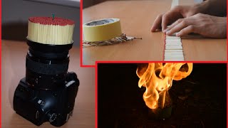 EXPERIMENT TIME how to make big flame with matches