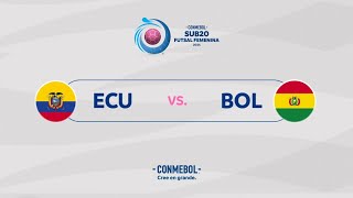 EN VIVO | ECUADOR vs. BOLIVIA | CONMEBOL SUB 20 FUTSAL FEMENINA