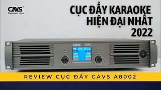 Cục đẩy công suất 2 kênh - CAVS A802 màn hình 4 inch siêu nét, chất âm cực hay | Nhật Hoàng Audio