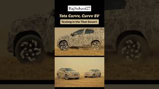 Tata Curvv Ev Testing in The Thar Desert #tatacurvv #shorts #viral #trending #video #rajsahani27