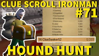 MY FIRST FRONTPAGE + Hunting Dream FashionScape! - Clue Scroll Ironman #71 (Hound Hunt)