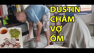 #70- VỢ CHO DUSTIN ĐI ĂN BUFFET Ở KS 5 SAO MỘT MÌNH | CUỘC SÔNG Ở VN