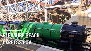 Pleasure Beach Express POV Blackpool Pleasure Beach