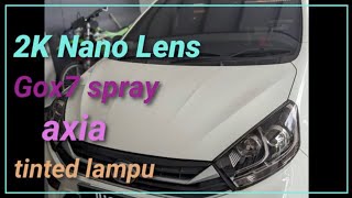 SPRAY HEADLIGHT AXIA | TINTED LAMPU DEPAN | GOX7 2K NANO LENS