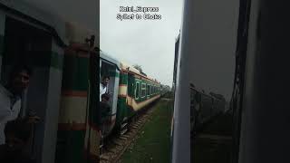 kalni express. Sylhet to Dhaka #train