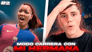 MODO CARRERA CON MI HERMANA | ¿GANA LA CHAMPIONS?