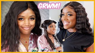 FULL GRWM NIGHT OUT: MAKEUP + HAIR + OUTFIT + PERFUME + CHIT CHAT | Ellarie