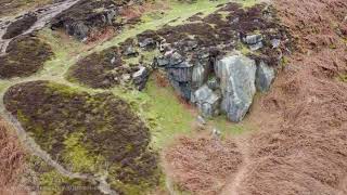 Un-cut Drone Flight around Ilkley Moor Part_3