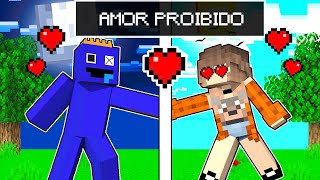 AMOR PROIBIDO ENTRE AZUL BABÃO E UMA HUMANA no MINECRAFT!! ‹ LOBINHO ›