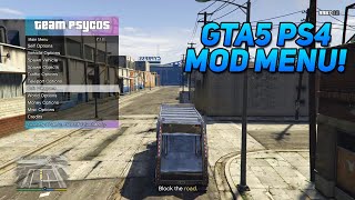 I USED A PS4 MOD MENU IN A GTA5 HEIST! (PS4 MODDING CAMPAIGN)