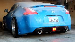 370z AAM Shorts tails and custom straight exhaust start up