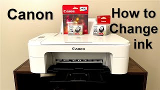 How to Change Ink in Canon Printer MG2522 and TS3322 - Quick and Easy