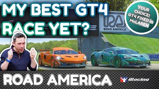 My best race yet? I don't normally get on with Road America but today's GT4 race might change that!