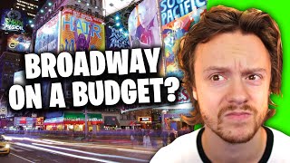 Can I see TWO Broadway Shows in ONE Day for Under $80? (New York Theatre Vlog)