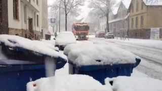 Wintereinbruch 2015: Schnee in Osnabrück Ende Januar lässt Verkehr stocken