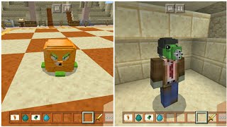 MCPE PvZ 1.8 | Citron & Gatling Peashooter Zombotany Test