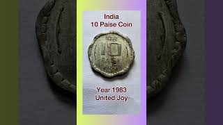 India 10 Paise Coin (1983) | Indian Currency || United Joy