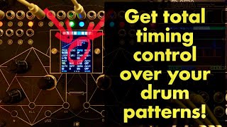 Get total timing control over your drum patterns with IOLabs Flux! You will be surprised!