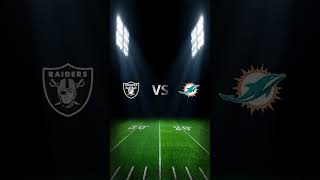 NFL Week 11 Predictions! Raiders VS Dolphins