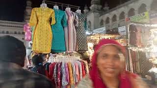 night time shoping in charminar