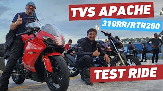 TVS Apache RR 310 / TVS Apache RTR 200 Launch | Test Ride